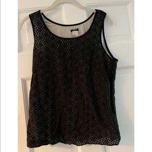 J. Crew Leslie Lace Shell Tank Top /Cami